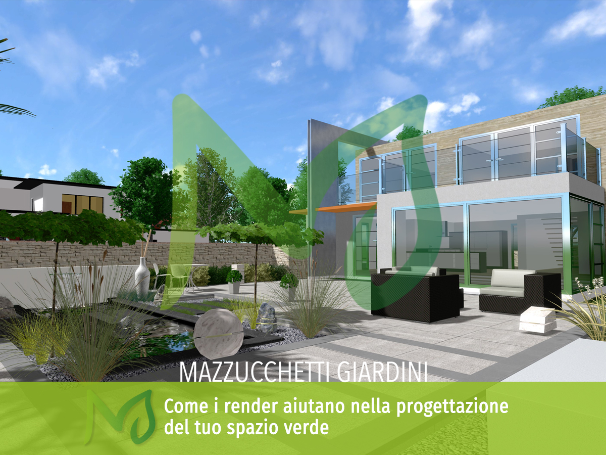 Come i render aiutano nella progettazione del tuo spazio verde